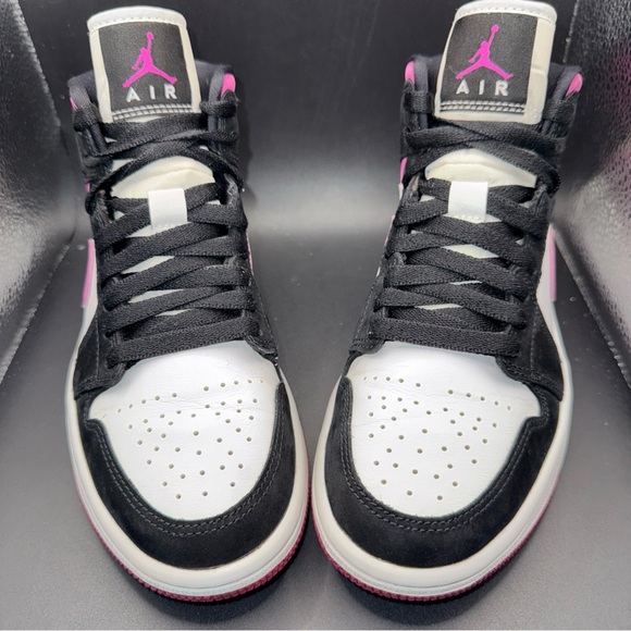 Size 6 - Air Jordan 1 Mid Cactus Flower Wmns, BQ6472-005, Clean, No Box, Great - Picture 1 of 10
